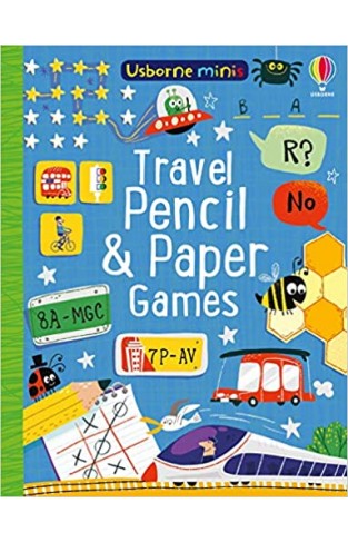 Travel Pencil and Paper Games (Usborne Minis)  - Paperback